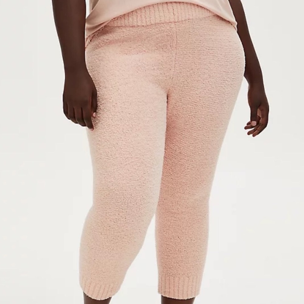 Torrid Pink Teddy Sleep Joggers